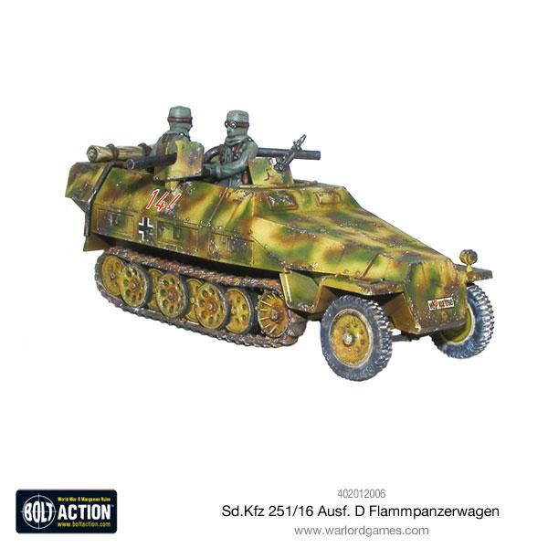Cipolla Hobbies -  - Bolt Action: Sd.Kfz 251/16 Ausf D Flammpanzerwagen Half Track