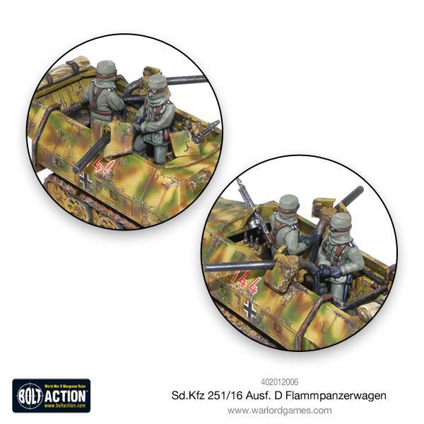 Cipolla Hobbies -  - Bolt Action: Sd.Kfz 251/16 Ausf D Flammpanzerwagen Half Track