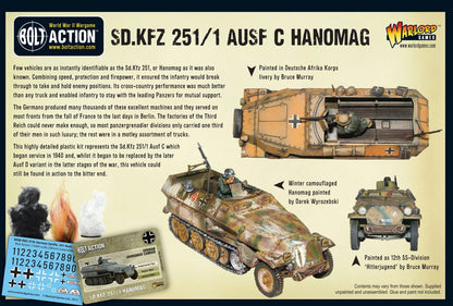 Cipolla Hobbies -  - Bolt Action: Sd.Kfz 251/1 Ausf C Hanomag Half-Track