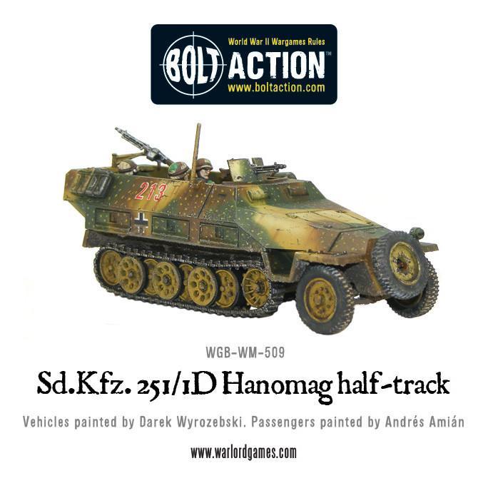Cipolla Hobbies -  - Bolt Action: Sd.Kfz 251/1 Ausf D Hanomag Half-Track