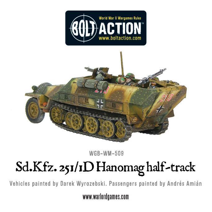 Cipolla Hobbies -  - Bolt Action: Sd.Kfz 251/1 Ausf D Hanomag Half-Track