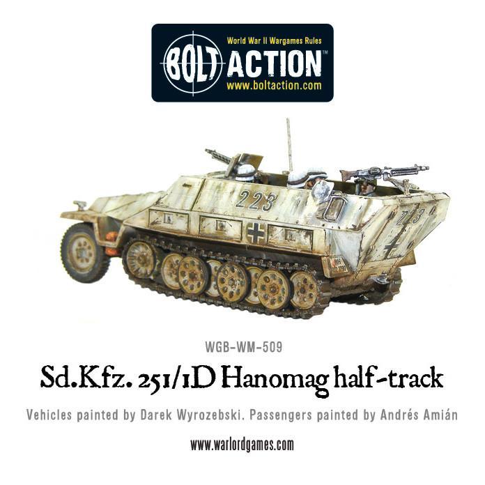Cipolla Hobbies -  - Bolt Action: Sd.Kfz 251/1 Ausf D Hanomag Half-Track