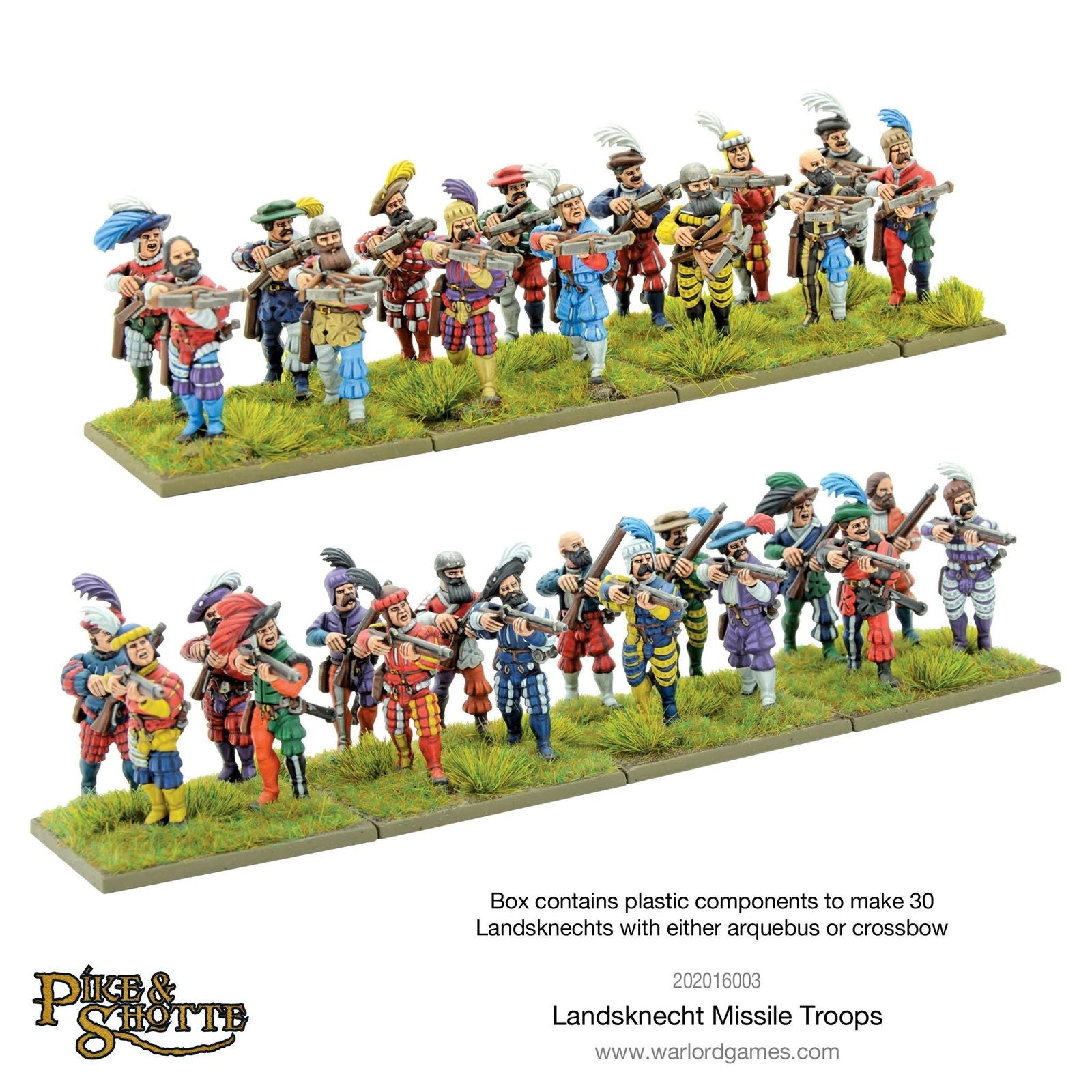 Cipolla Hobbies -  - Pike & Shotte: Landsknechts Missile Troops