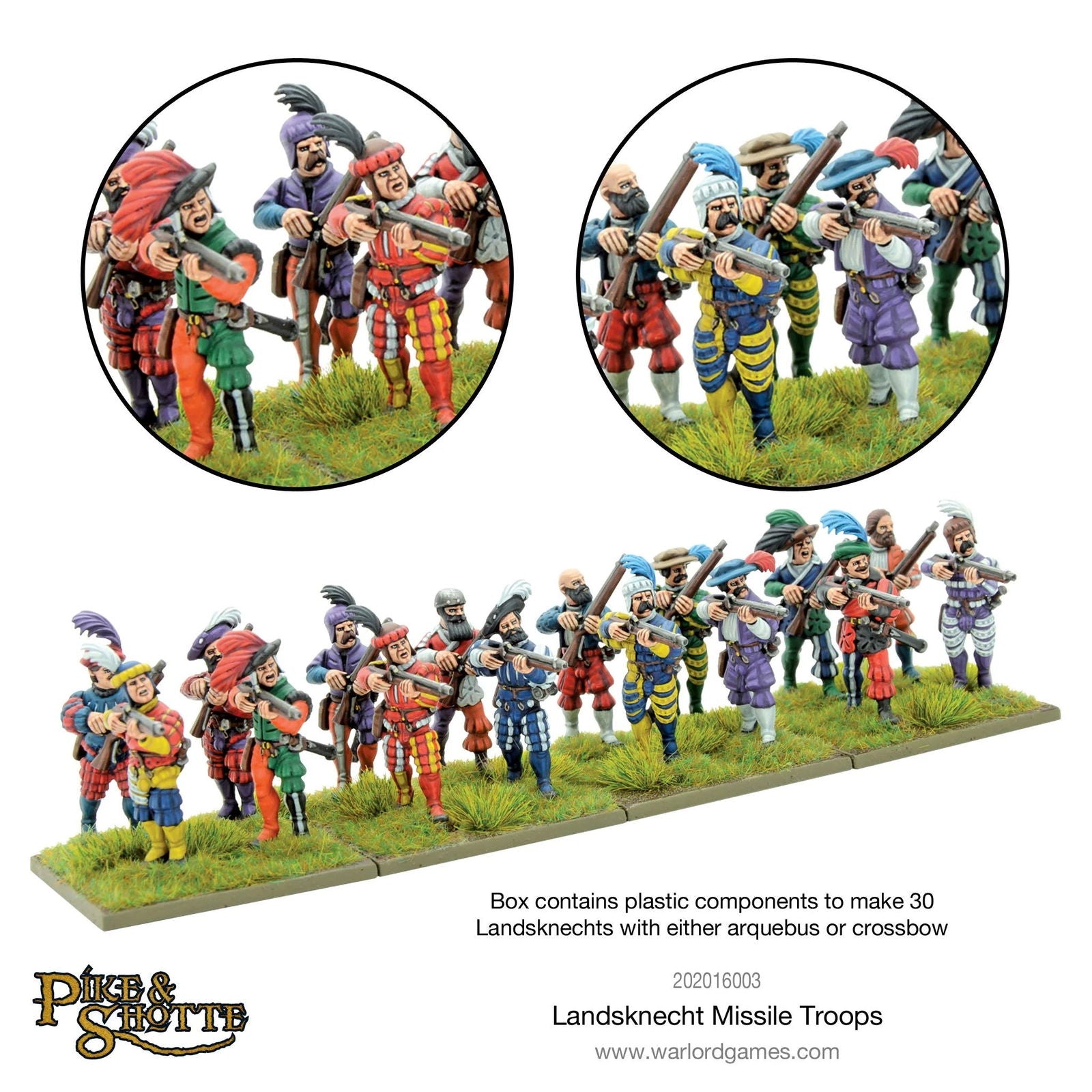 Cipolla Hobbies -  - Pike & Shotte: Landsknechts Missile Troops