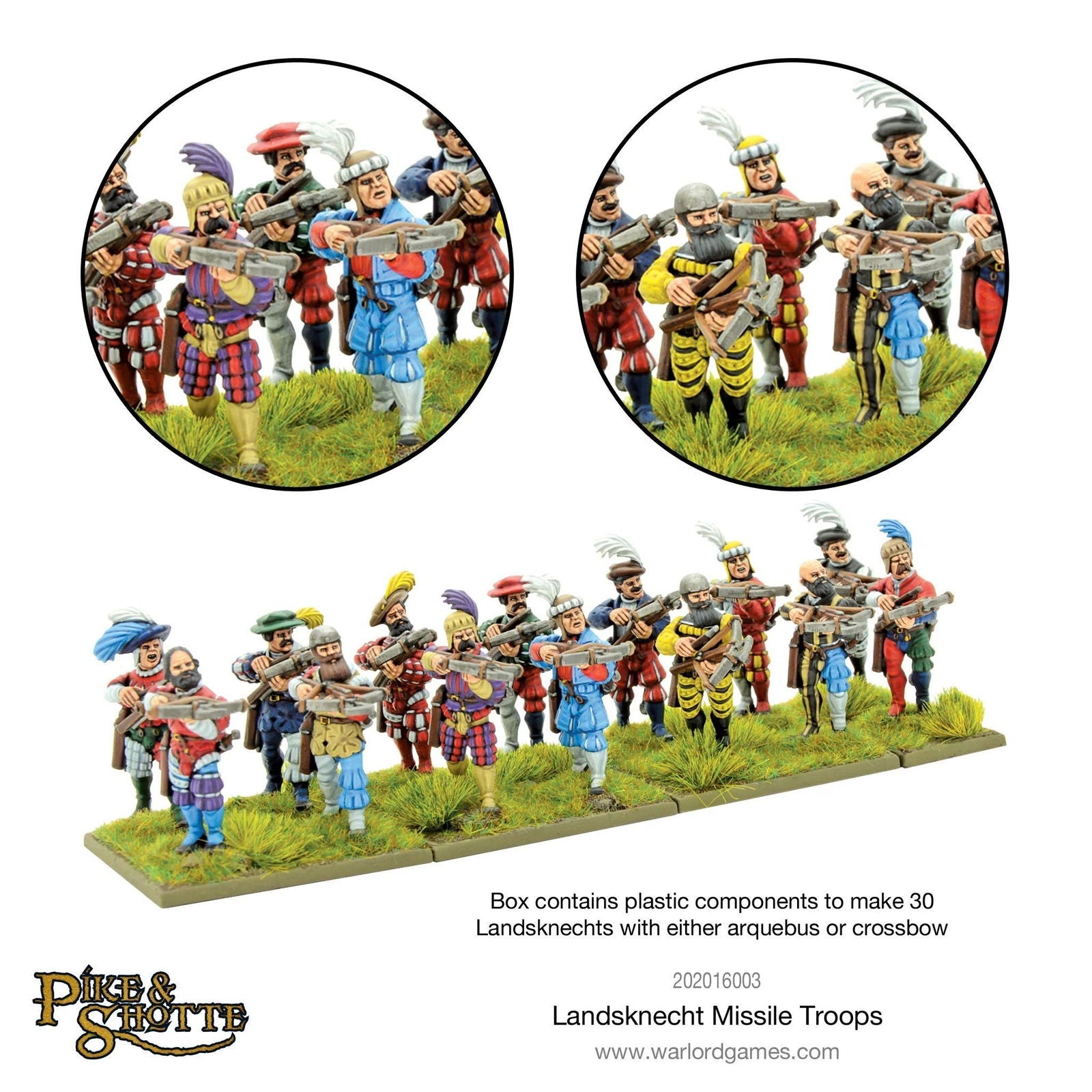 Cipolla Hobbies -  - Pike & Shotte: Landsknechts Missile Troops