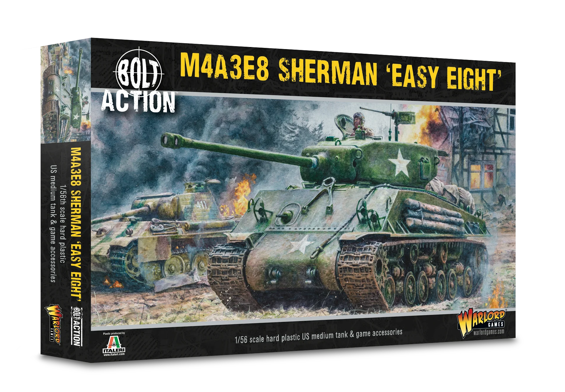 Bolt Action M4A3E8 Sherman Easy Eight Tank Warlord Games