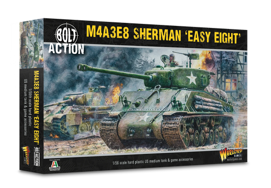 Bolt Action M4A3E8 Sherman Easy Eight Tank Warlord Games