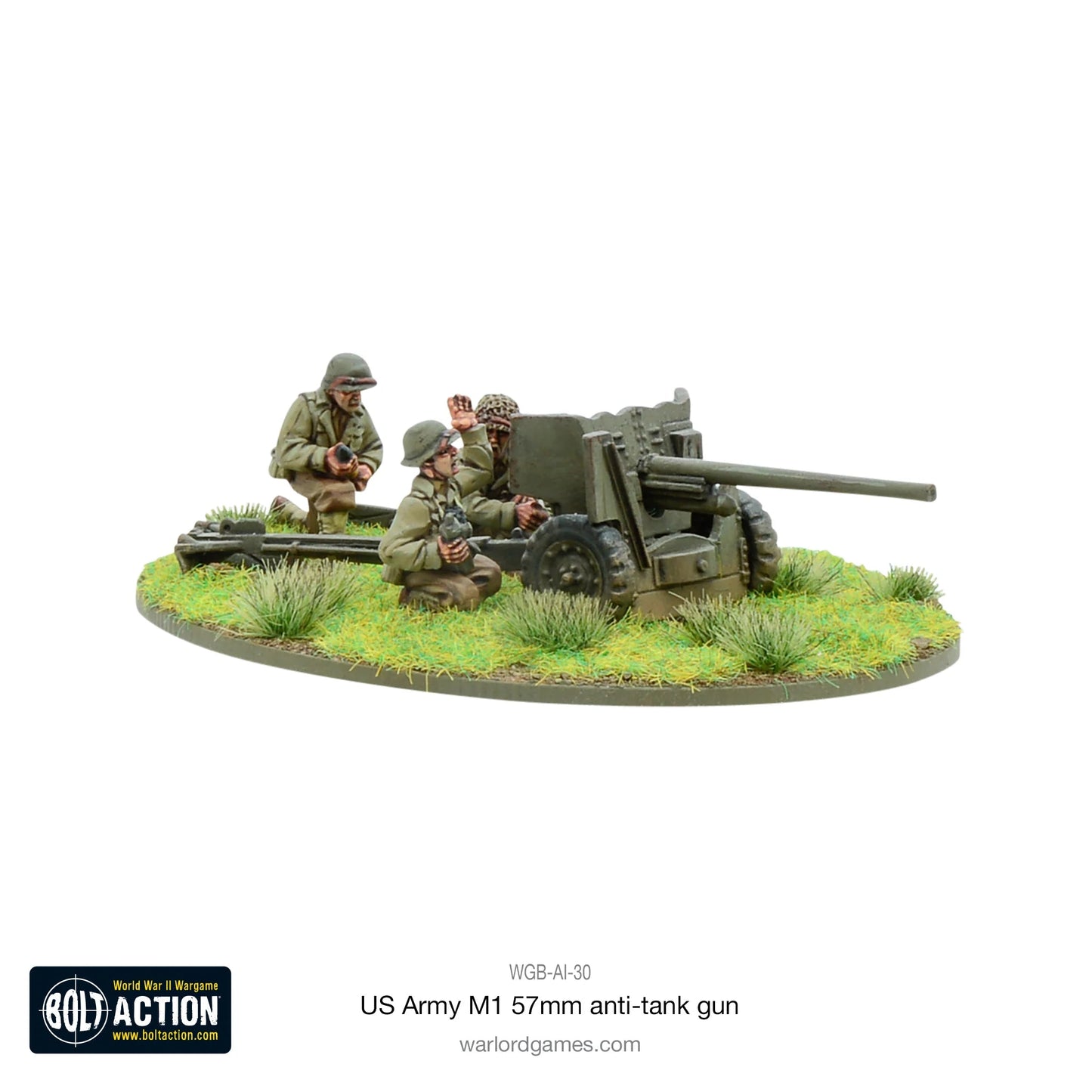 Bolt Action US Army M1 57mm Anti-Tank Gun Warlord Games