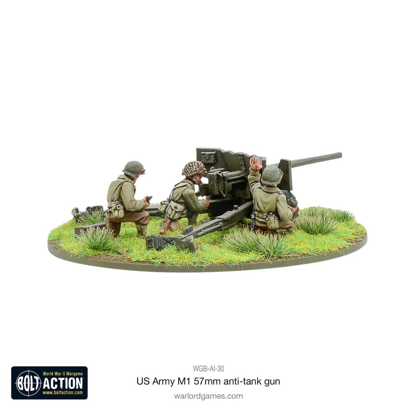 Bolt Action US Army M1 57mm Anti-Tank Gun Warlord Games