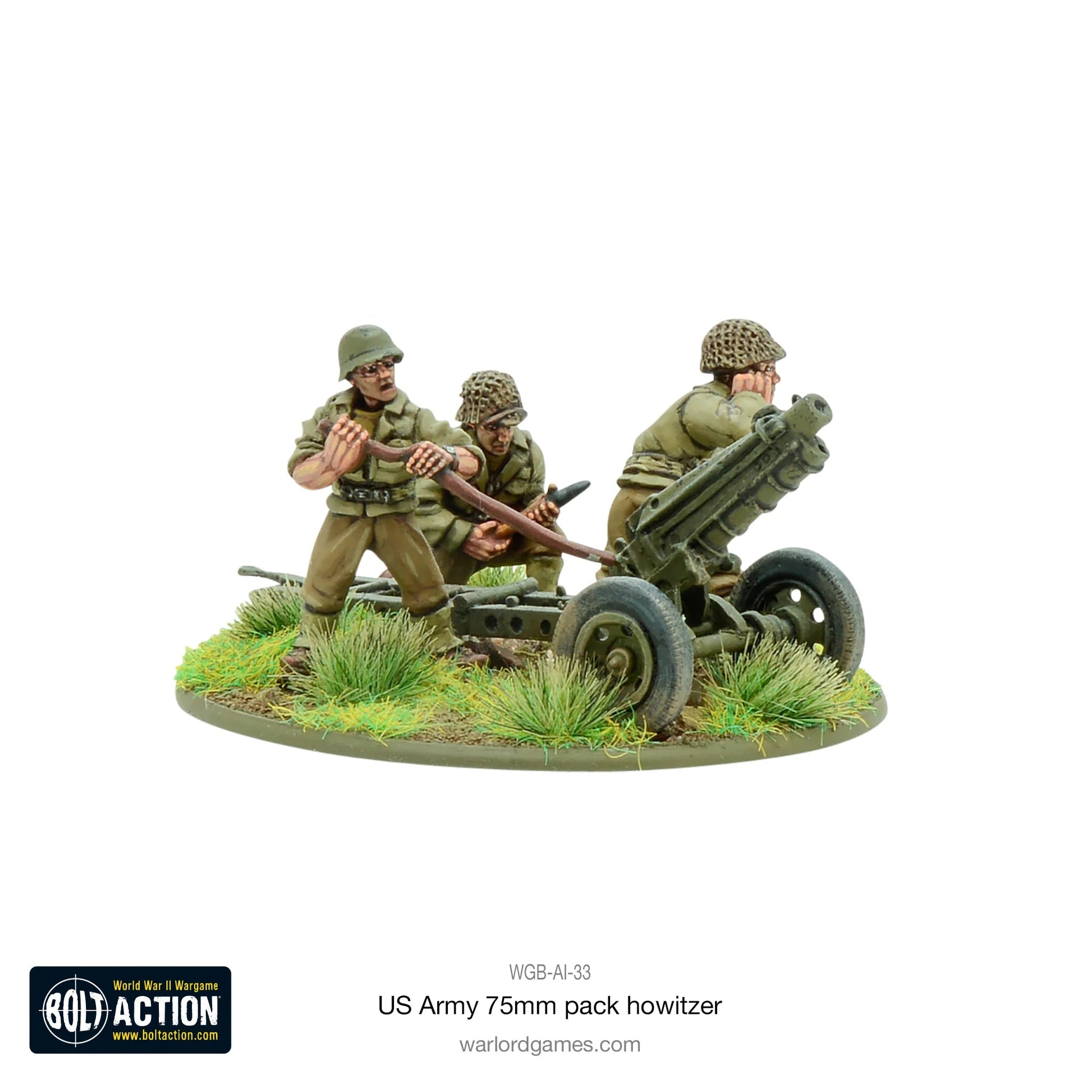 Bolt Action US Army 75mm Pack Howitzer Warlord Games