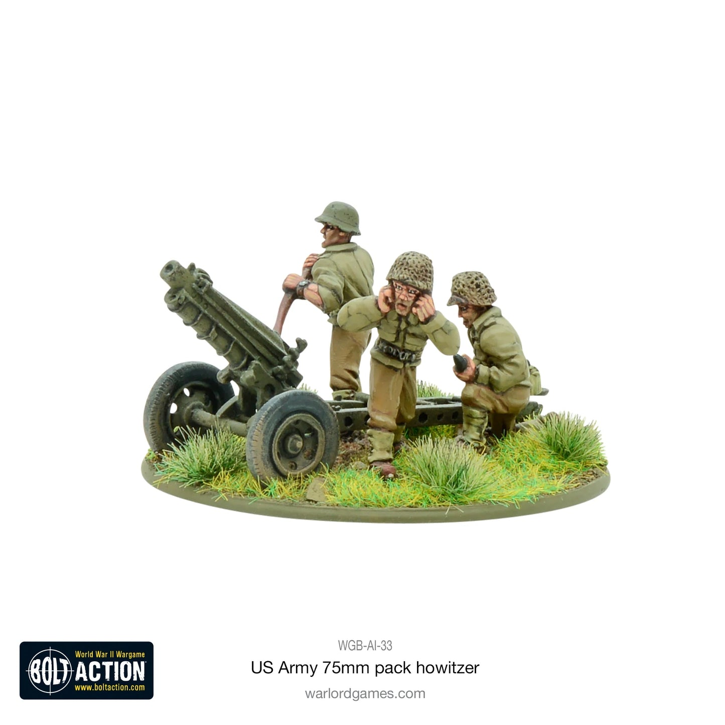 Bolt Action US Army 75mm Pack Howitzer Warlord Games