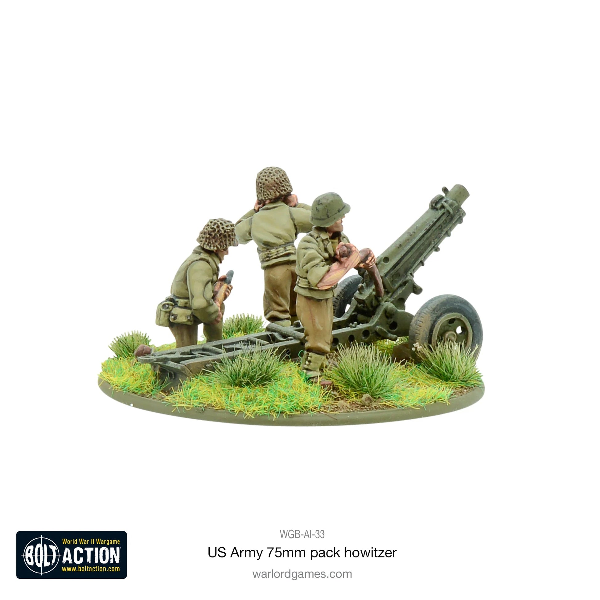 Bolt Action US Army 75mm Pack Howitzer Warlord Games