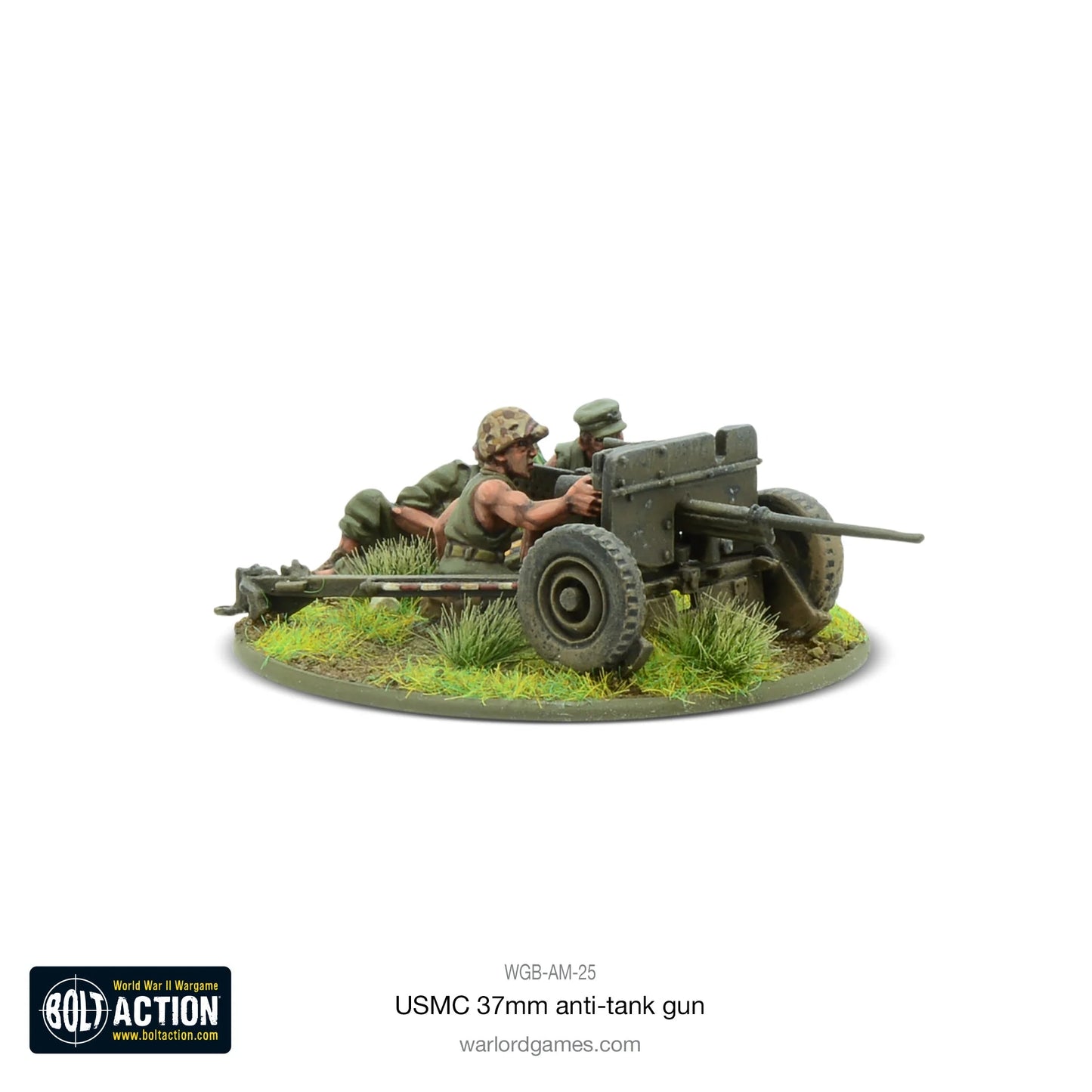 Bolt Action USMC M3A1 37mm Anti-Tank Gun Warlord Games