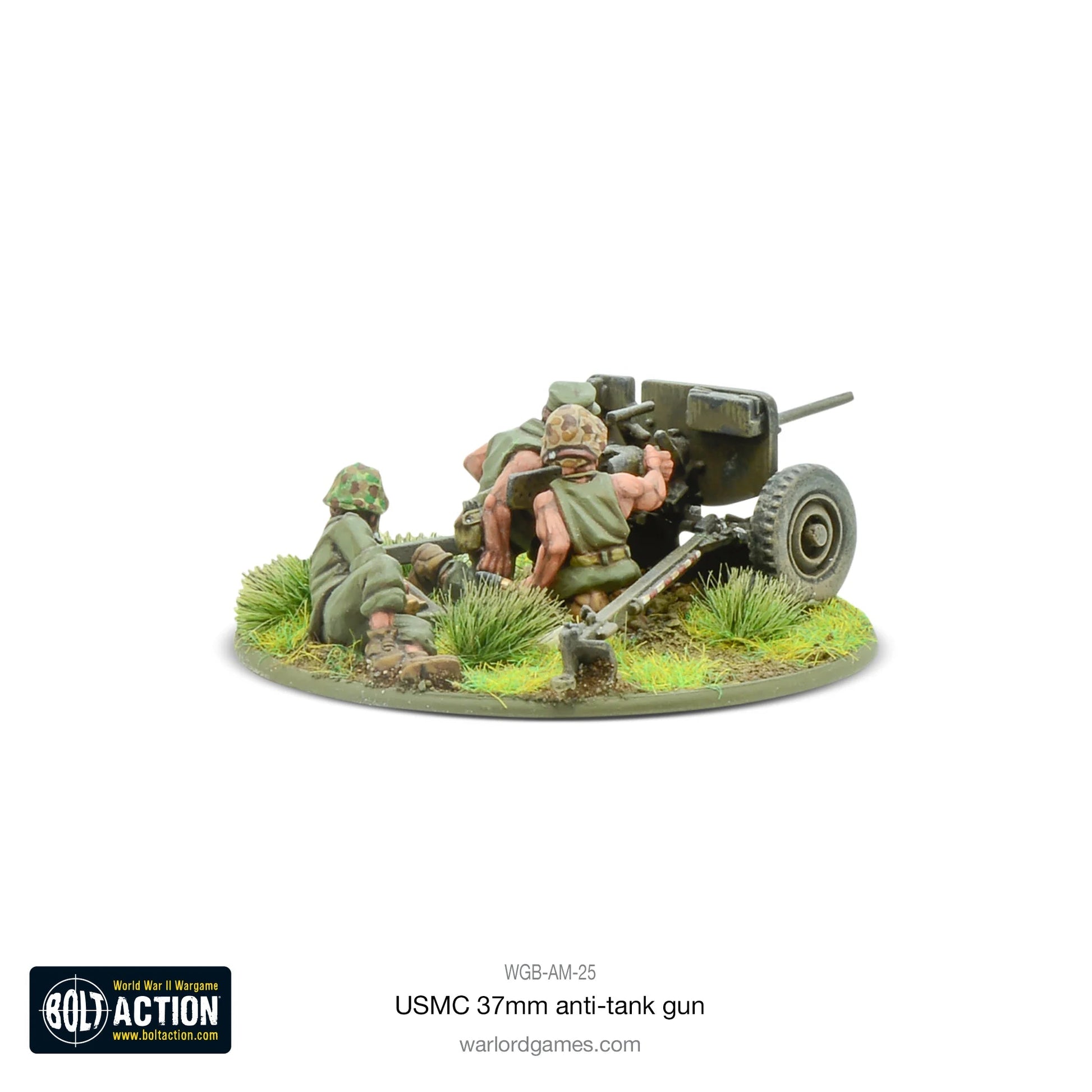 Bolt Action USMC M3A1 37mm Anti-Tank Gun Warlord Games