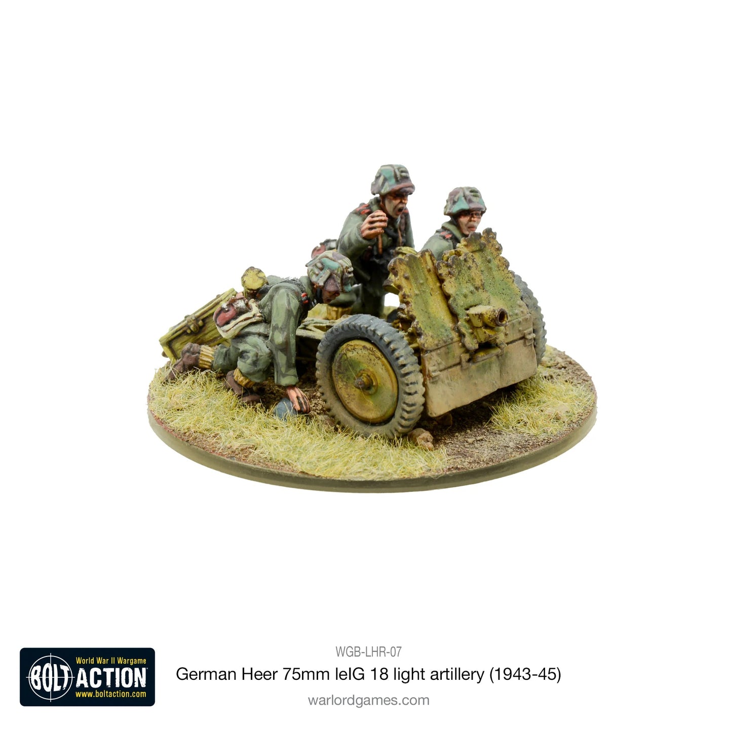 Bolt Action German Heer 75mm LeIG 18 Light Artillery (1943-45) Warlord Games