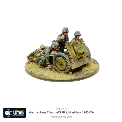 Bolt Action German Heer 75mm LeIG 18 Light Artillery (1943-45) Warlord Games