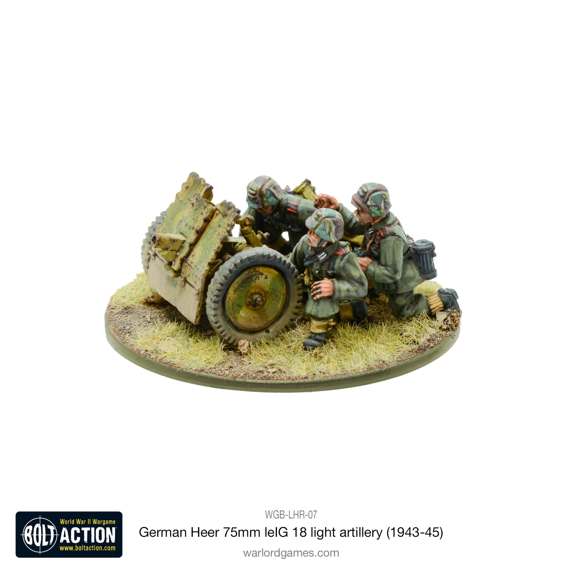 Bolt Action German Heer 75mm LeIG 18 Light Artillery (1943-45) Warlord Games