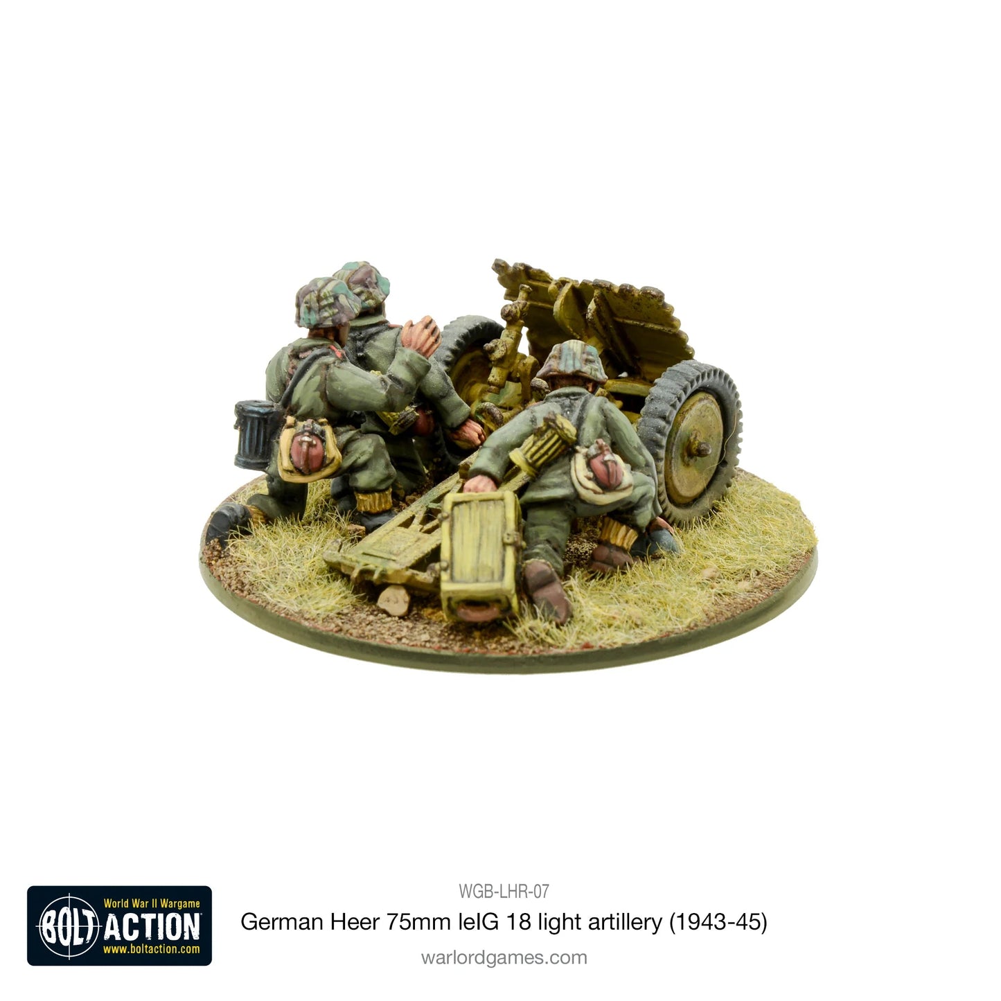 Bolt Action German Heer 75mm LeIG 18 Light Artillery (1943-45) Warlord Games