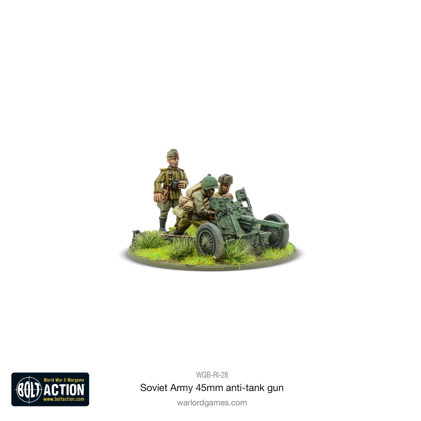 Bolt Action Soviet 45mm Anti-Tank Gun Warlord Games