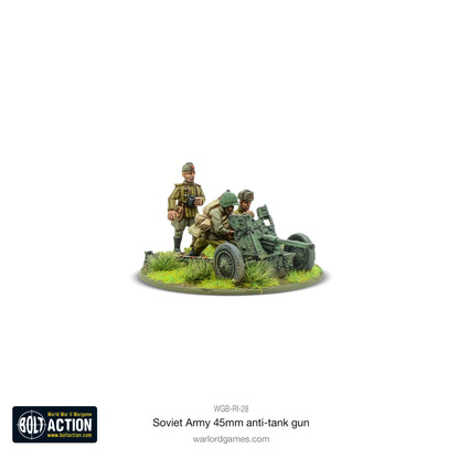 Bolt Action Soviet 45mm Anti-Tank Gun Warlord Games