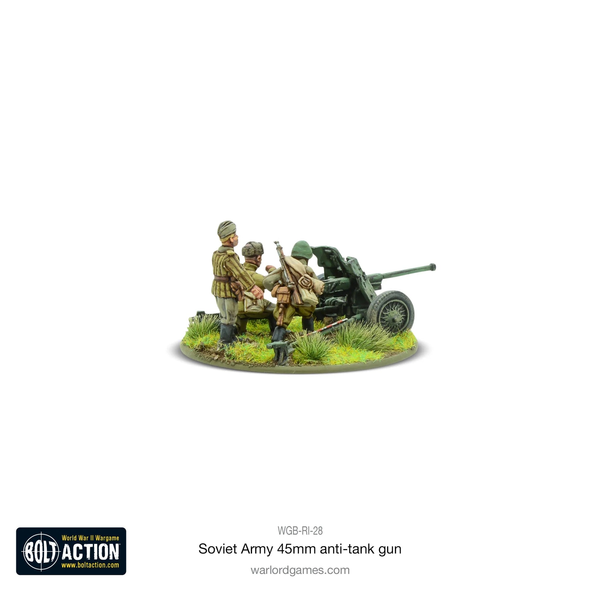 Bolt Action Soviet 45mm Anti-Tank Gun Warlord Games