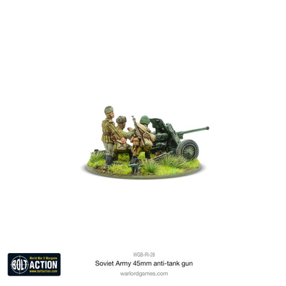 Bolt Action Soviet 45mm Anti-Tank Gun Warlord Games
