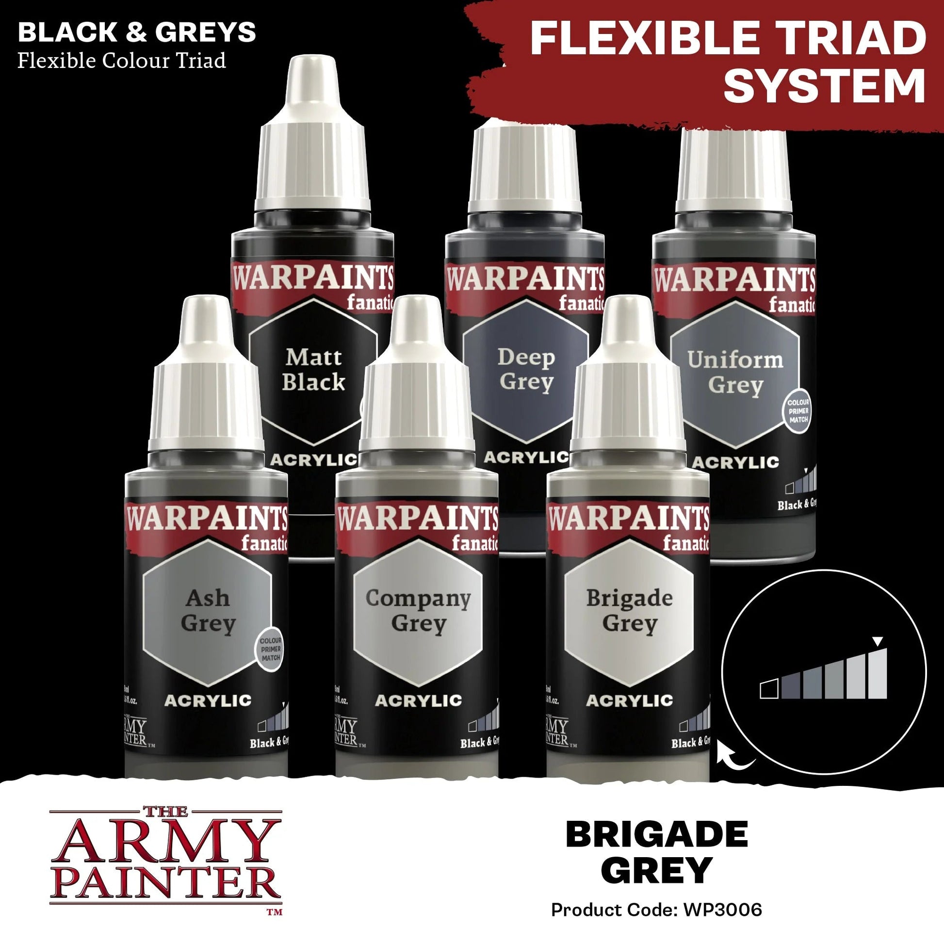 Warpaints Fanatic Brigade Grey The Army Painter