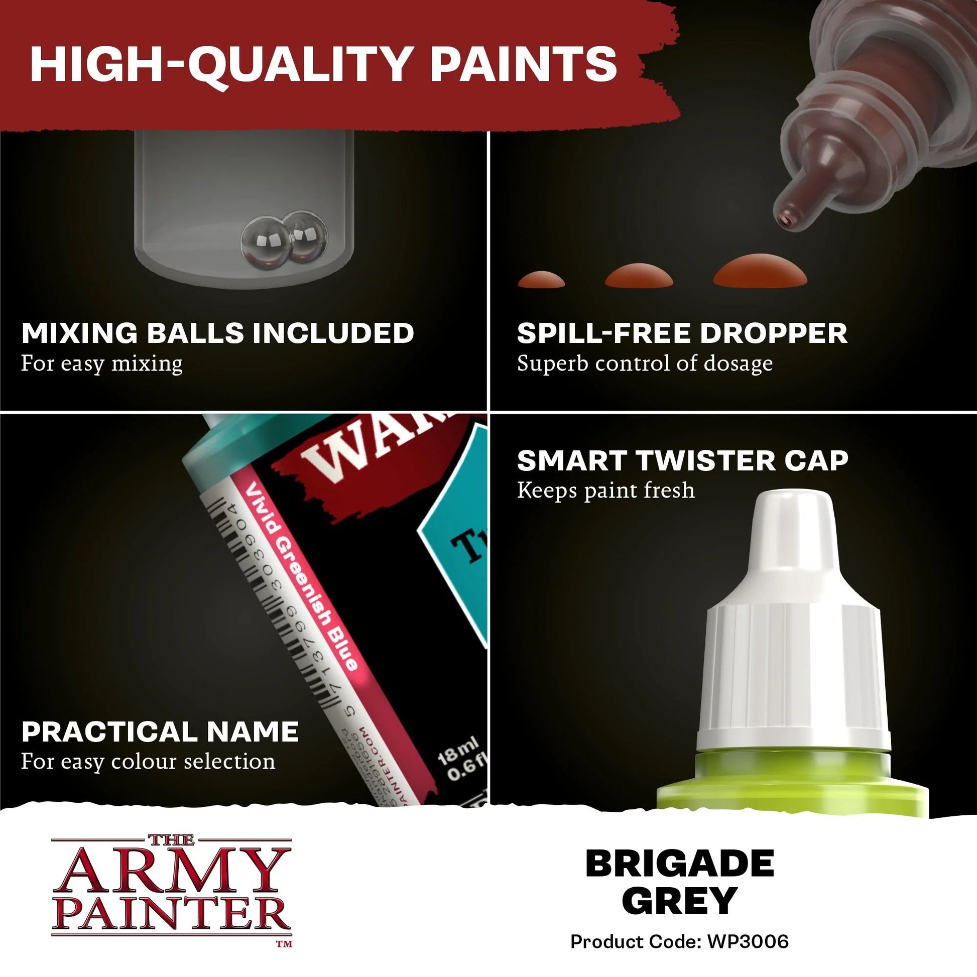 Warpaints Fanatic Brigade Grey The Army Painter