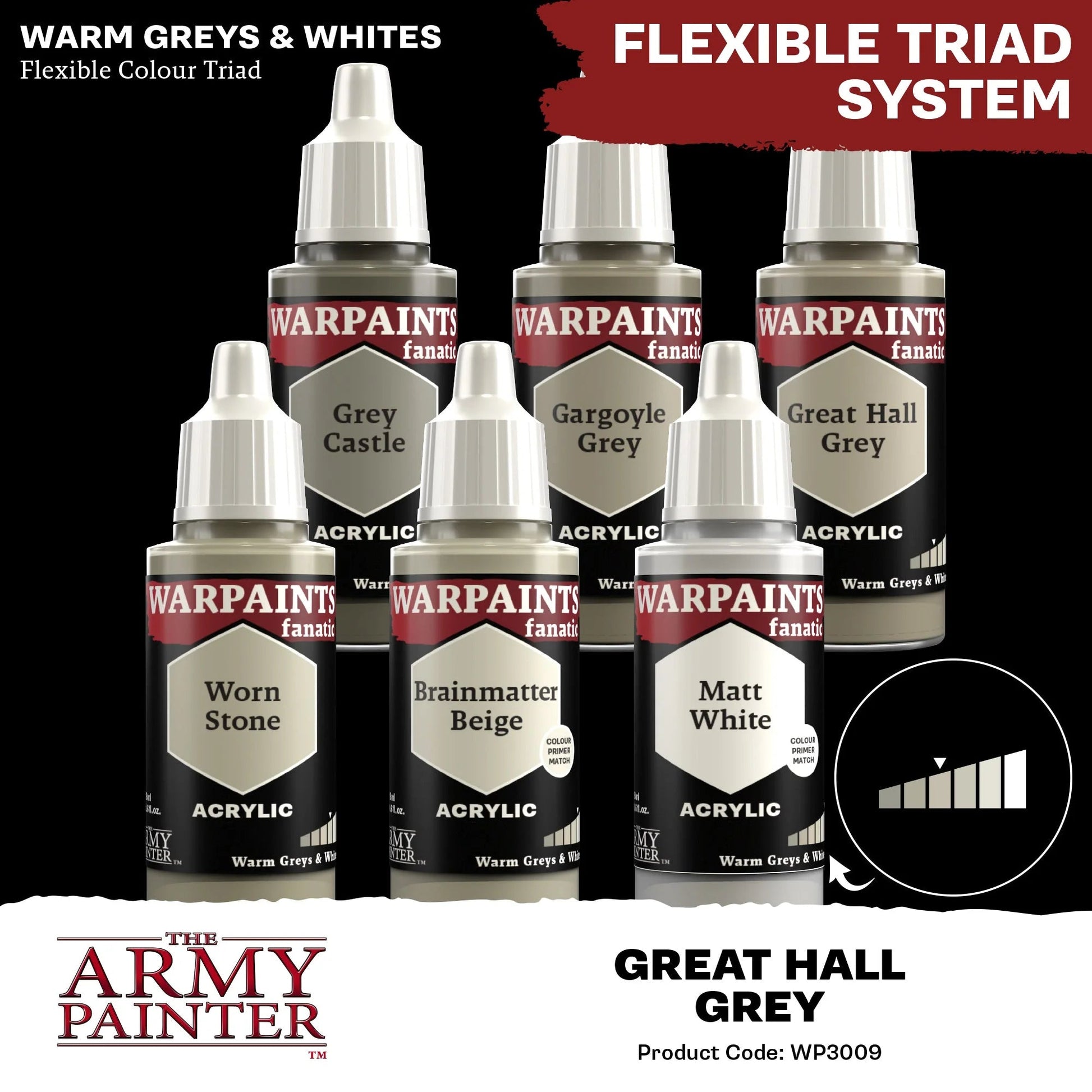 Warpaints Fanatic Great Hall Grey The Army Painter