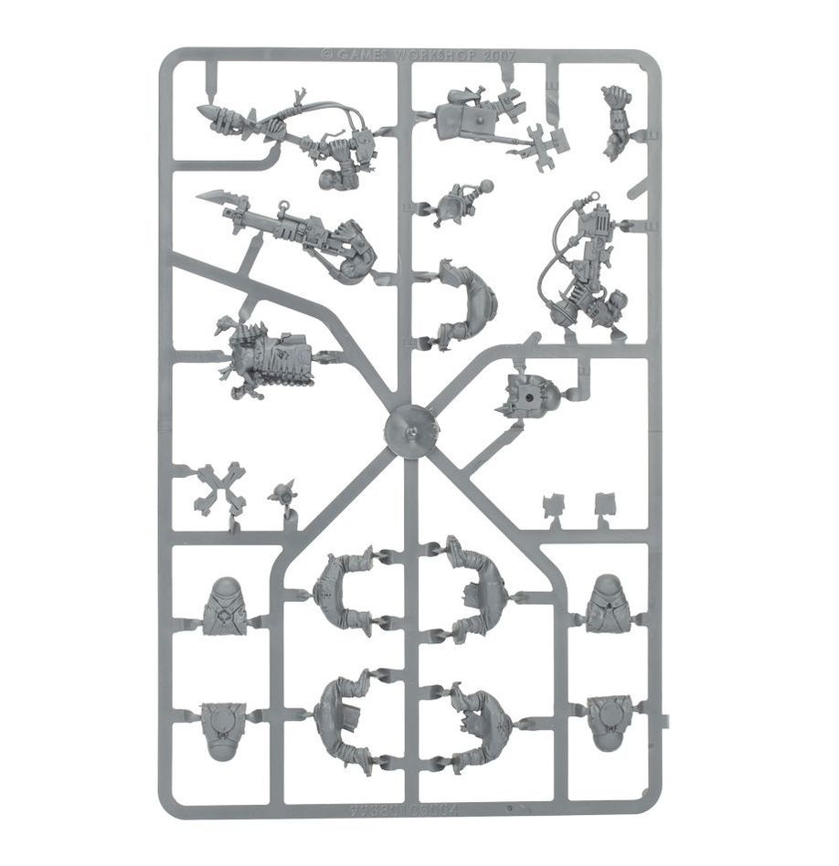 40k Ork Lootas Leg and Torso Bits Sprue