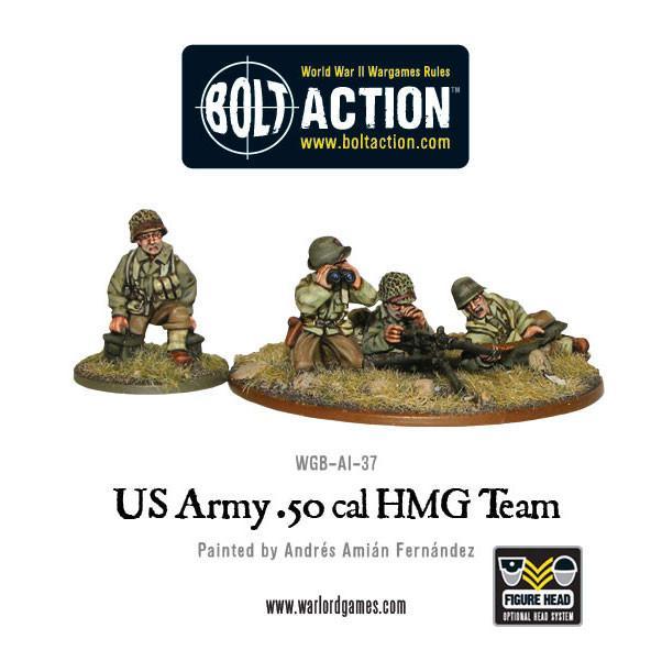 Bolt Action US Army .50 Cal. HMG Team Warlord Games