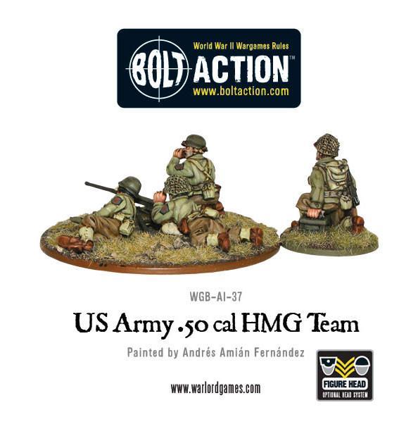 Bolt Action US Army .50 Cal. HMG Team Warlord Games