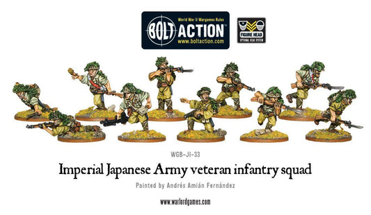 Bolt Action Imperial Japanese Army Veteran Squad Warlord Games